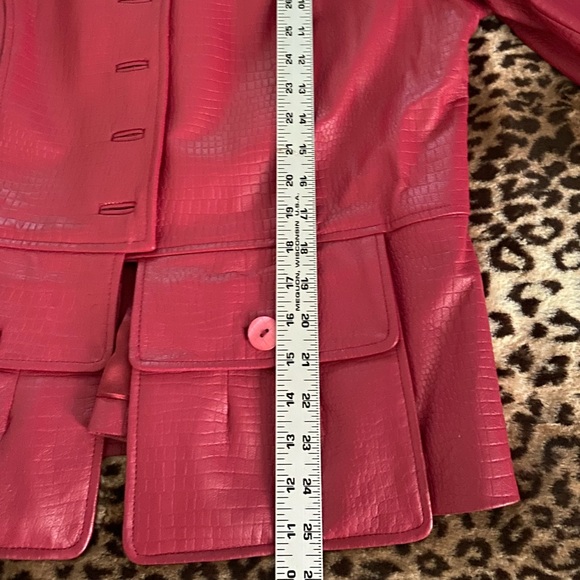 Terry Lewis red leather jacket - Picture 11 of 13